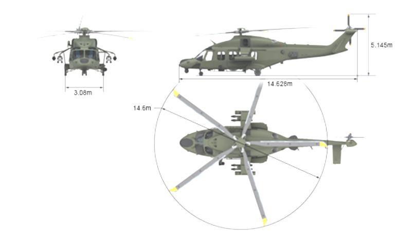 AGUSTA AW-149 AGUSTAWESTLAND AW-149 LEONARDO AW-149 A149 3D view