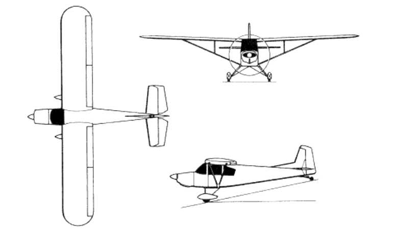 AERO BOERO AB-180 AB18 3D view