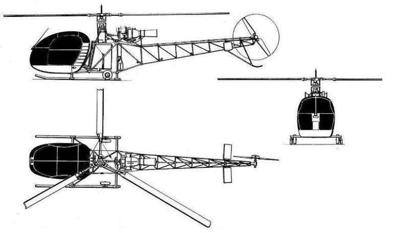 AEROSPATIALE SA-318 Alouette 2 REPUBLIC SE-3130 Alouette 2 SUD SA-318 Alouette 2 SUD SA-3180 Alouette 2 SUD SE-313 Alouette 2 SUD SE-3130 Alouette 2 SUD-EST SE-3130 Alouette 2 ALO2 3D view