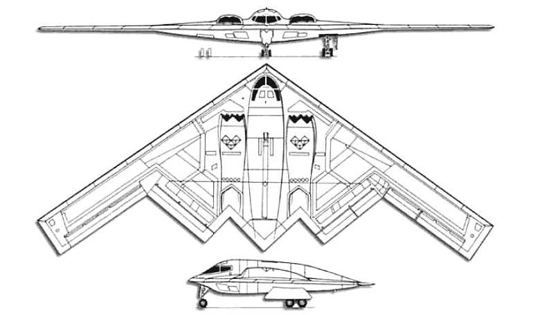 NORTHROP B-2 Spirit NORTHROP GRUMMAN B-2 Spirit B2 3D view