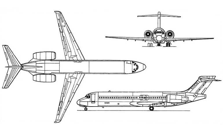 BOEING 717-200 BOEING 717-200 Business Express B712 3D view