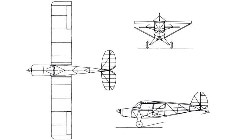 AVIPRO RB-4 Bearhawk R & B RB-4 Bearhawk BEAR 3D view
