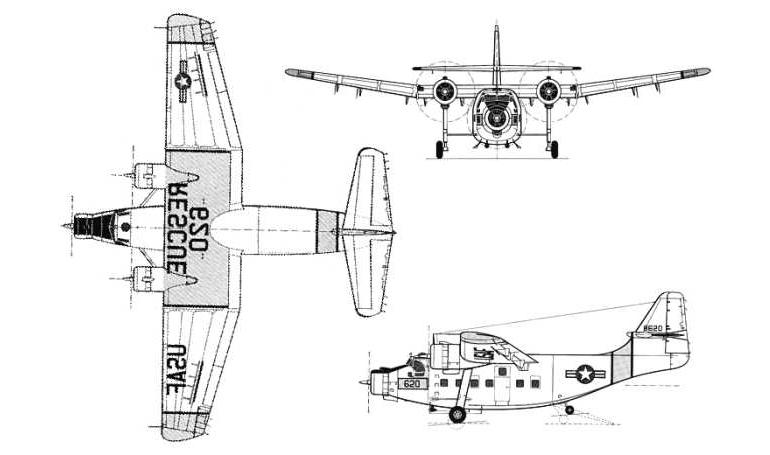 NORTHROP C-125 Raider C125 3D view