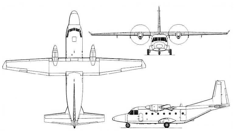 AIRBUS C-212 CASA C-41 Aviocar CASA C-212 Aviocar CASA Tp89 Aviocar DIRGANTARA NC-212 Aviocar NURTANIO NC-212 Aviocar NUSANTARA NC-212 Aviocar C212 3D view