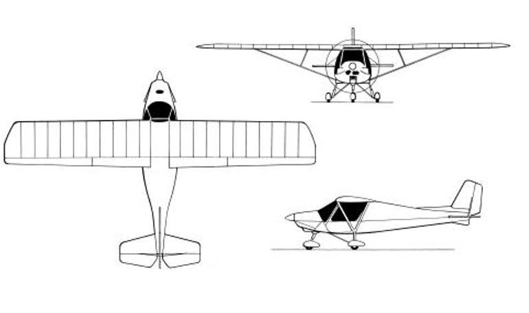 IKARUS C-42 IKARUS C-42 Bison C42 3D view