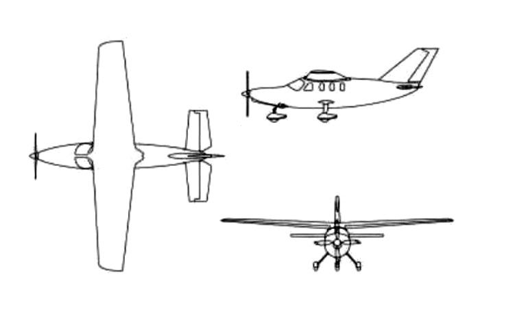 COMP AIR CA-9 Comp Air 9 CA9 3D view