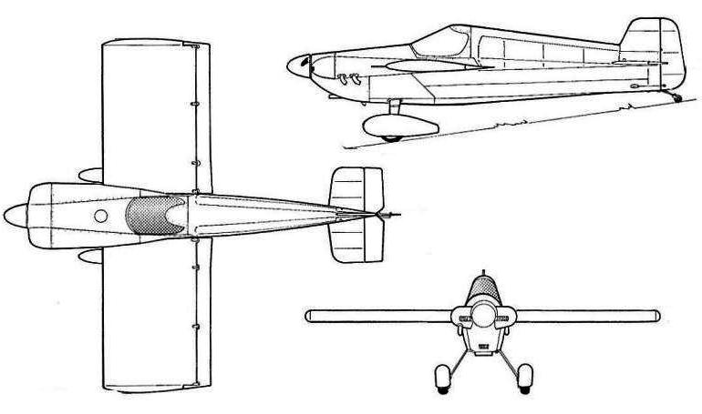 CASSUTT Special NATIONAL AERONAUTICS Cassutt 3M CASS 3D view