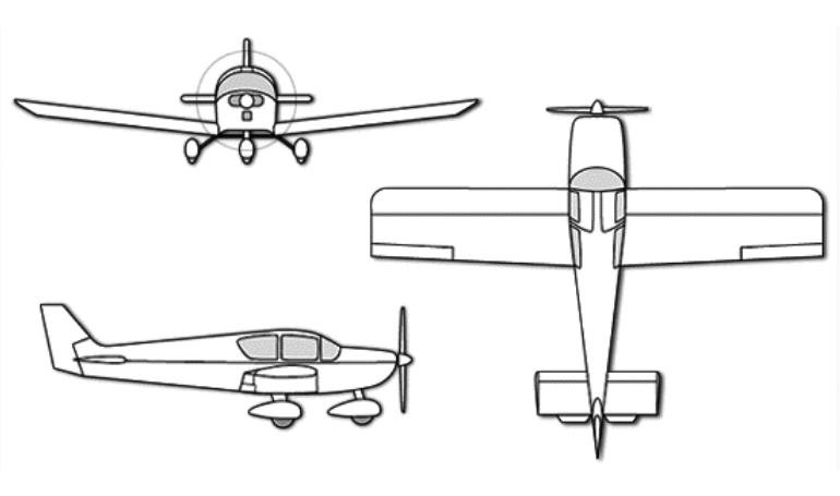 ZENAIR CH-640 Zodiac ZENITH CH-640 Zodiac CH64 3D view