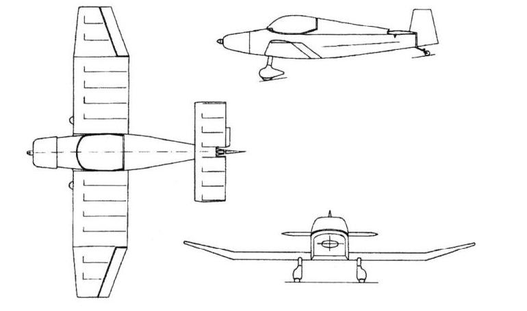 JODEL D-18 JODEL D-19 JODEL D-20 D18 3D view