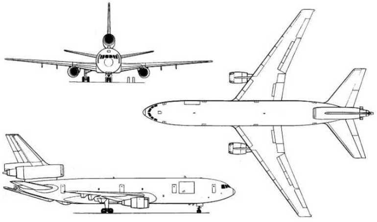 BOEING MD-10 MCDONNELL DOUGLAS DC-10 MCDONNELL DOUGLAS KC-10 Extender MCDONNELL DOUGLAS KDC-10 MCDONNELL DOUGLAS MD-10 DC10 3D view