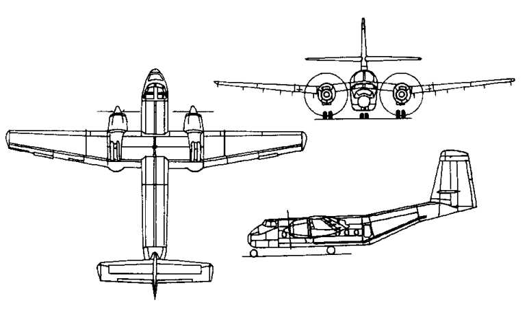 DE HAVILLAND CANADA C-7 Caribou DE HAVILLAND CANADA CV-2 Caribou DE HAVILLAND CANADA DHC-4 Caribou DHC4 3D view