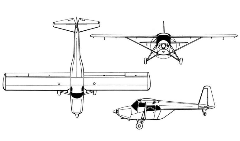 EDGAR PERCIVAL EP-9 LANCASHIRE EP-9 Prospector EP9 3D view
