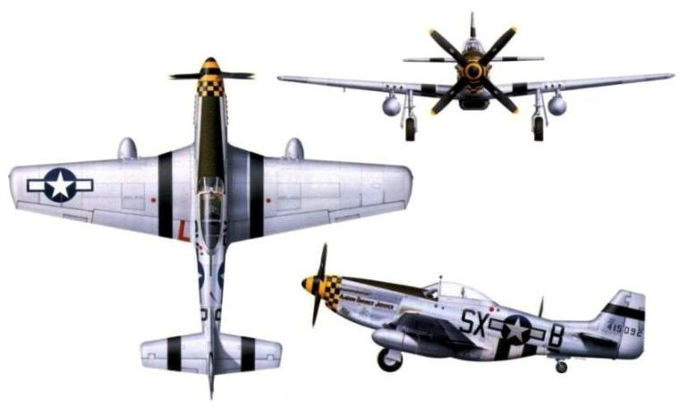FALCONAR SAL P-51D Mustang FS51 3D view