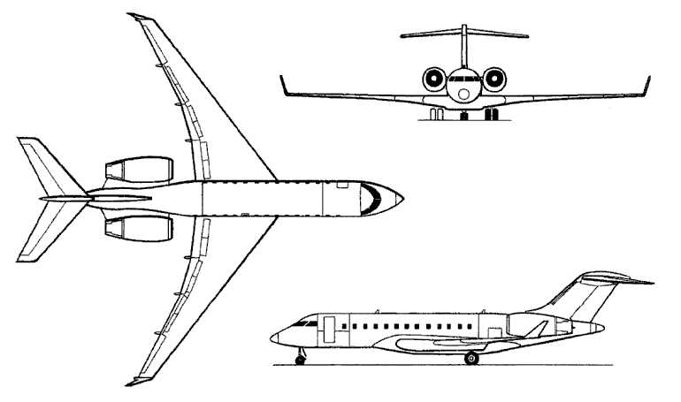 BOMBARDIER BD-700 Global Express BOMBARDIER E-11 BOMBARDIER BD-700 Global 6000 BOMBARDIER BD-700 Global 6500 BOMBARDIER BD-700 Sentinel RAYTHEON Sentinel GLEX 3D view