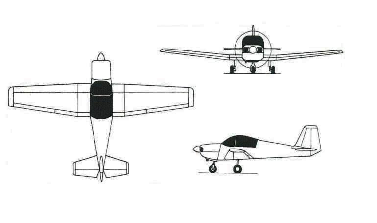 GOAIR GT-1 Trainer GOTR 3D view