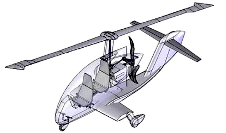 (any manufacturer) Microlight autogyro (any manufacturer) Ultralight autogyro GYRO 3D view