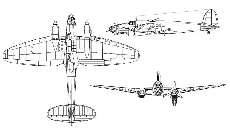 CASA 2-111 HEINKEL He-111 H111 3D view