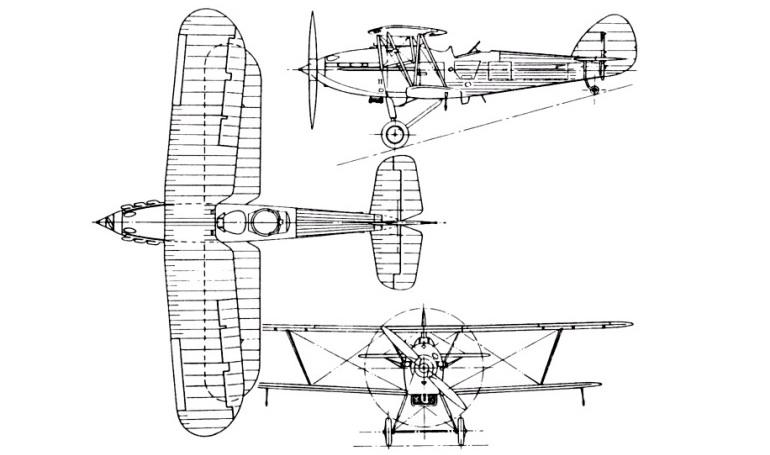 HAWKER Hind HIND 3D view