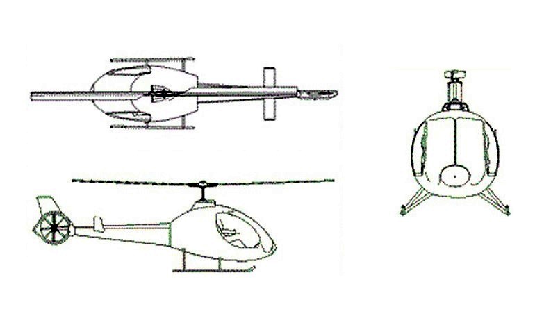 ROTORSMART HeliSmart HSMT 3D view