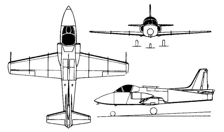 HINDUSTAN HJT-16 Kiran HT16 3D view