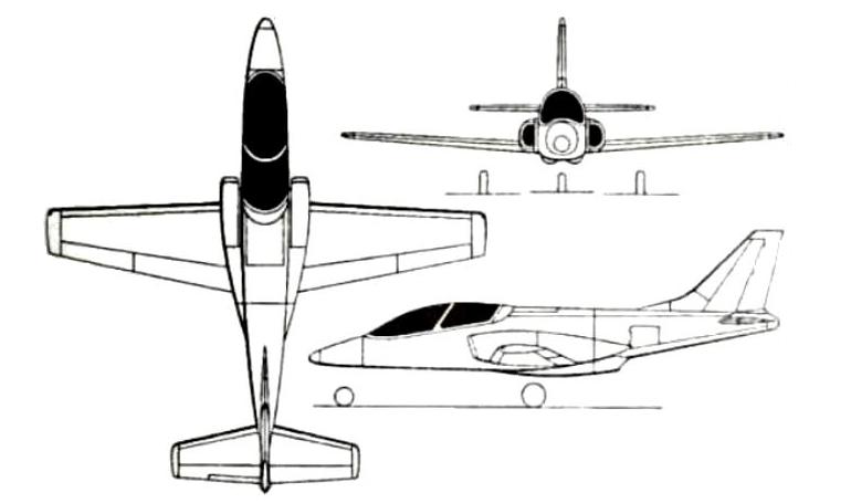 GENERAL AVIA F-1300 Jet Squalus PROMAVIA F-1300 Jet Squalus JSQA 3D view