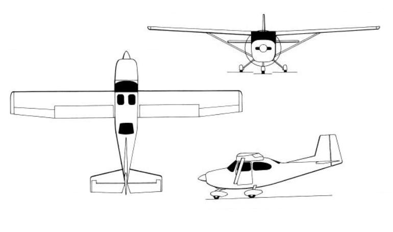 LUSCOMBE 11E LUSCOMBE 11E Spartan 185 QUARTZ MOUNTAIN 11E L11E 3D view