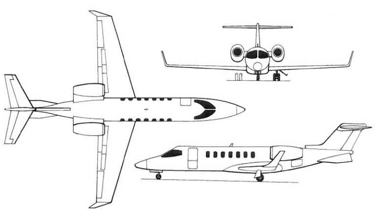 LEARJET 40 LJ40 3D view