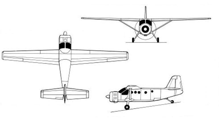 MYASISHCHEV M-203 Barsuk M203 3D view
