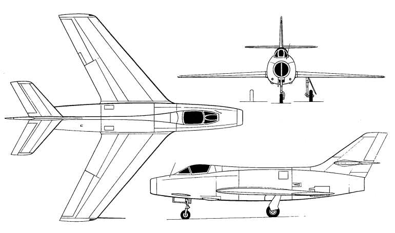 DASSAULT MD-454A Mystere 4A MYS4 3D view