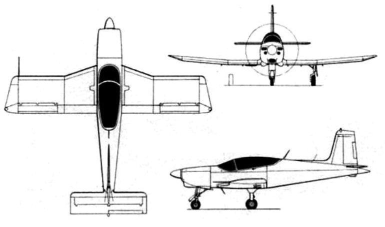 NDN NDN-1T Turbo Firecracker ND1T 3D view