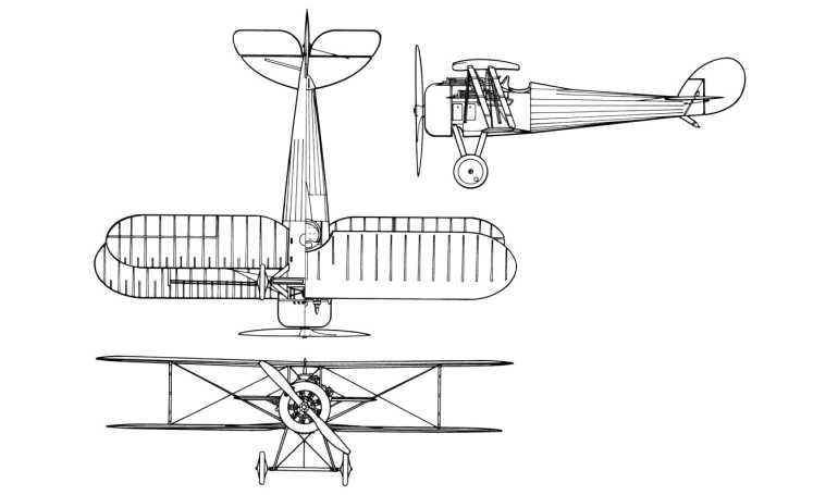 NIEUPORT 28 Replica NI28 3D view