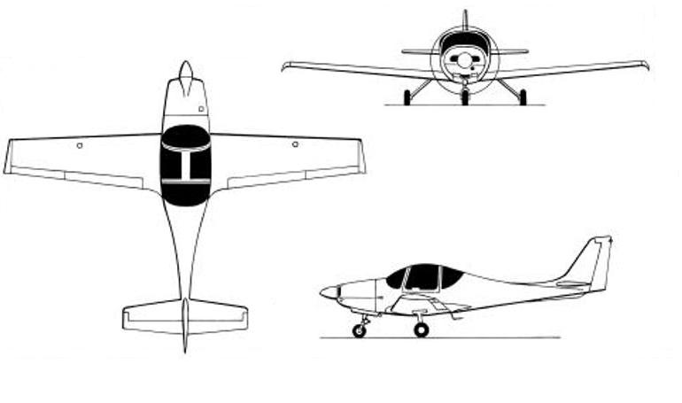 ENAER ECH-02 Namcu EURO-ENAER EE-10 Eaglet NMCU 3D view