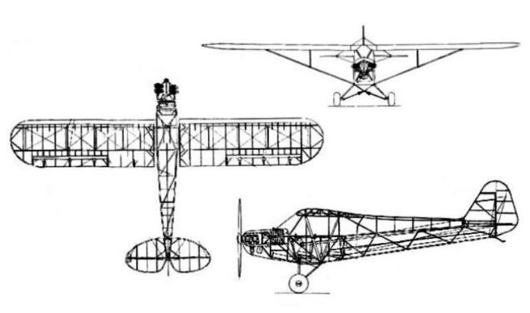 AMERICAN LEGEND AL-11C Legend Cub Special CUB CRAFTERS CC-11 Sport Cub CUB CRAFTERS CC-11 Carbon Cub PIPER L-18B Cub Special PIPER PA-11 Cub Special TEXAS SPORT TX-11 Texas Sport PA11 3D view