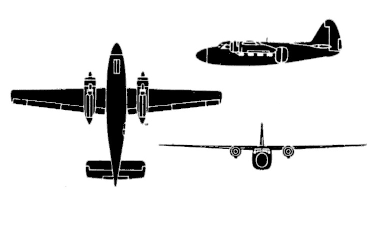 HUNTING P-66 Pembroke HUNTING PERCIVAL P-66 Pembroke PERCIVAL P-66 Pembroke PEMB 3D view