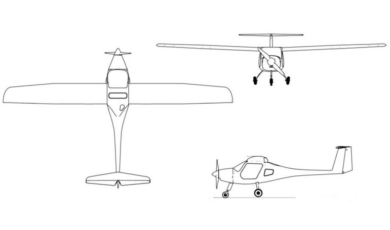 PIPISTREL WattsUp PIPISTREL Alpha Electro PIAE 3D view