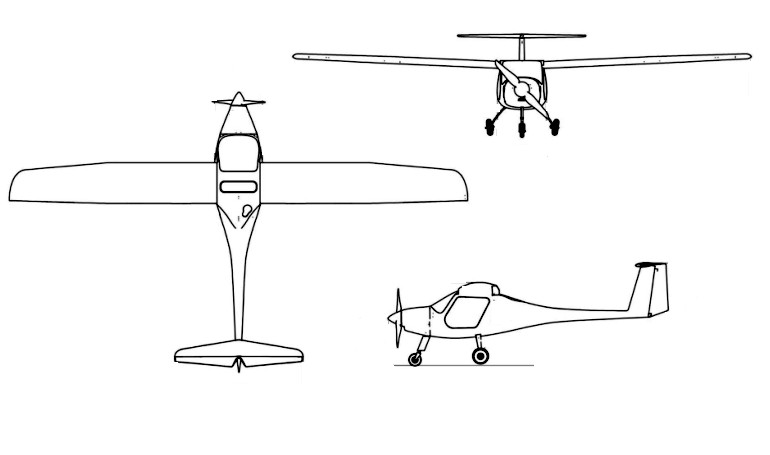 PIPISTREL Virus (electric) PIPISTREL Velis Electro PIVE 3D view