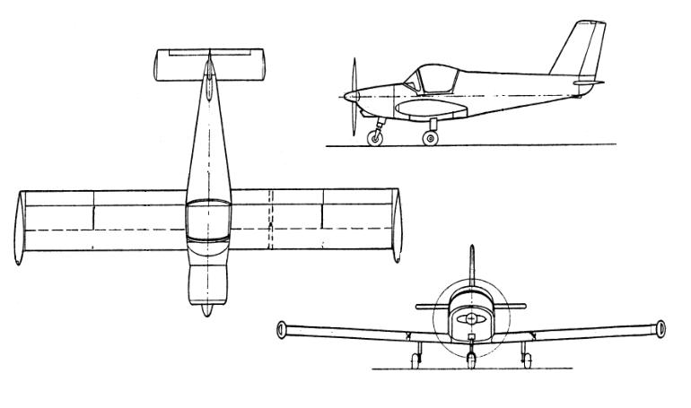 PAZMANY PL-1 Laminar PL1 3D view