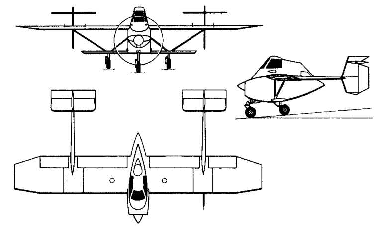 FLIGHT ENGINEERS PL-12 Airtruk TRANSAVIA PL-12 Airtruk TRANSAVIA PL-12 Skyfarmer PL12 3D view