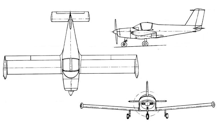 PAZMANY PL-2 PL2 3D view