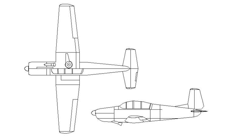 PILATUS P-3 PP3 3D view