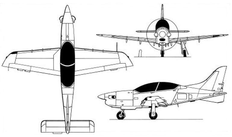 PZL-OKECIE PZL-130 Orlik PZ3T 3D view