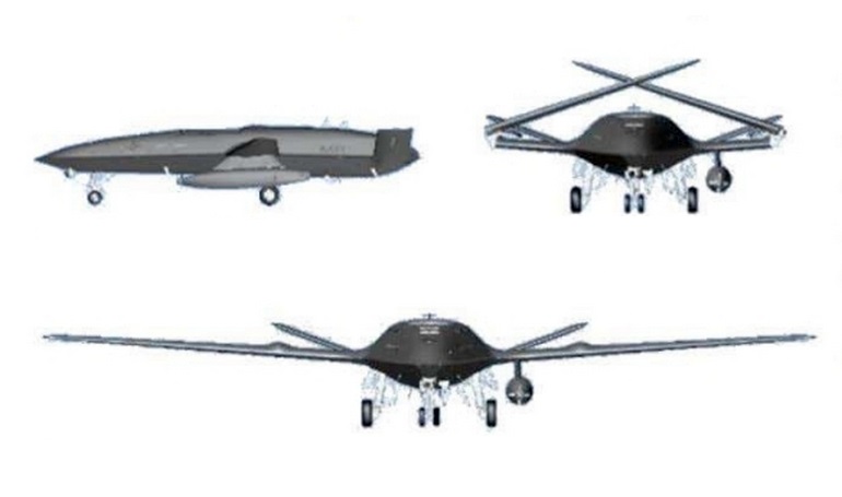 BOEING MQ-25 Stingray Q25 3D view