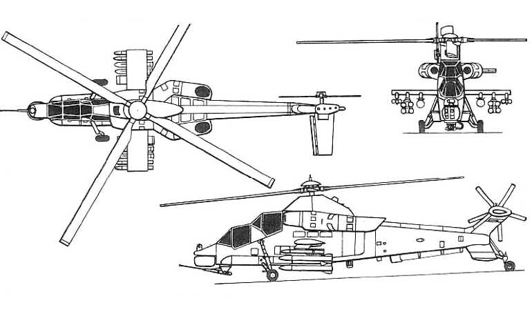 ATLAS CSH-2 Rooivalk DENEL AH-2 Rooivalk DENEL CSH-2 Rooivalk RVAL 3D view
