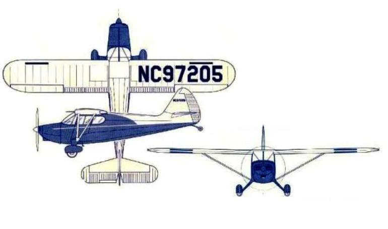 PIPER 108 Station Wagon PIPER 108 Voyager STINSON 108 Station Wagon STINSON 108 Voyager S108 3D view