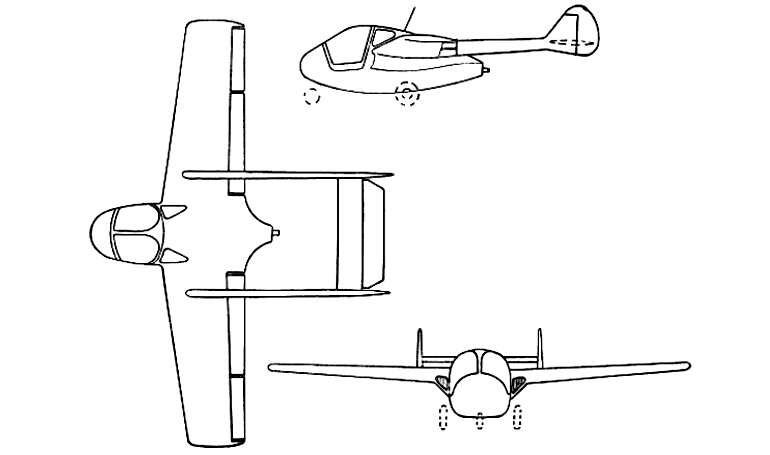 SIPA S-200 Minijet S200 3D view