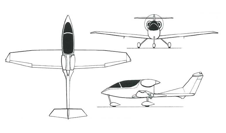 PARTENAIR S-45 Mystere S45 3D view