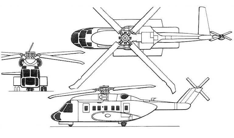 SIKORSKY S-92 Helibus SIKORSKY CH-148 Cyclone SIKORSKY H-92 Superhawk S92 3D view