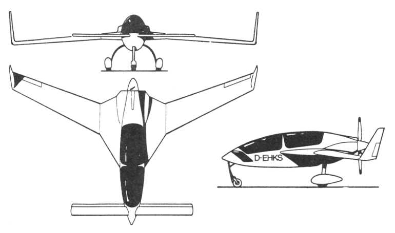 FFT SC-01 Speed Canard GYROFLUG SC-01 Speed Canard SC01 3D view