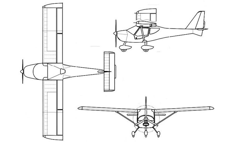 SKYETON K-10 Swift SK10 3D view