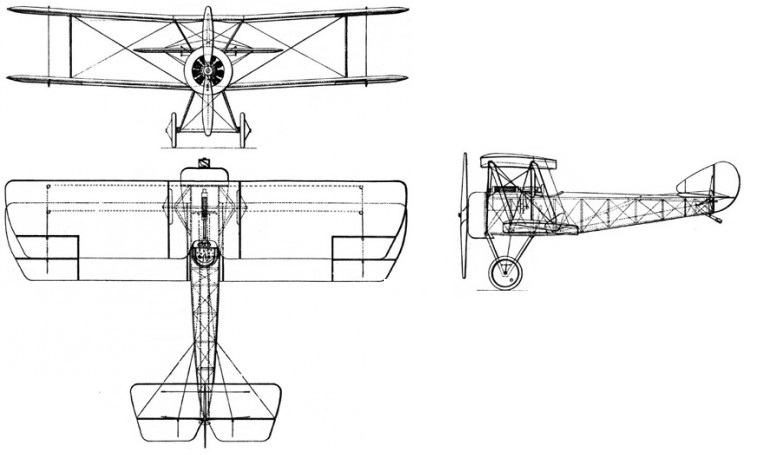 AIRDROME AEROPLANES Sopwith Pup Replica SOPWITH Pup SOPWITH Pup Replica SPUP 3D view